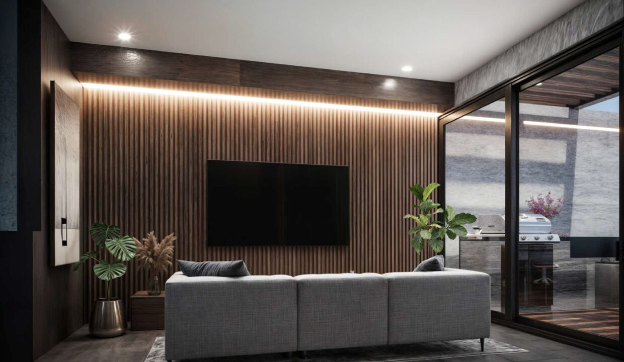 Casa en venta Cittadella Cholula-sala de tv